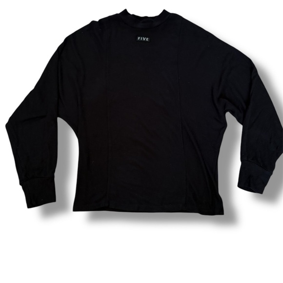 Bundle 2 Five Dancewear loose fitted pullover soft sweatshirts grey and black - Picture 6 of 7